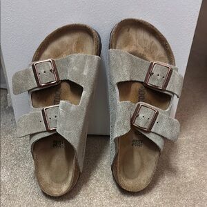 Birkenstock Gray Sandals with Adjustable Straps